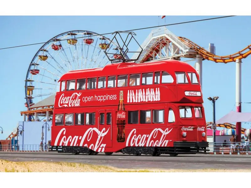 Double Decker Tram Coca Cola Open Happines 1
