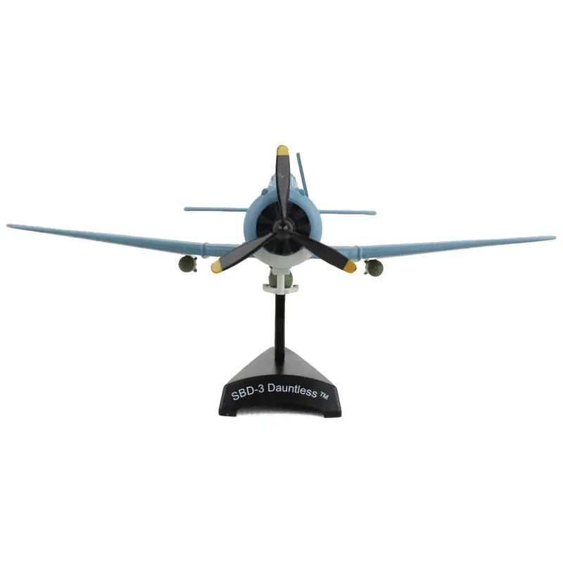 Douglas SBD-3 Dauntless Aircraft "Lt. Richard Best" United States Navy 1/87 Diecast Model Airplane by Postage Stamp