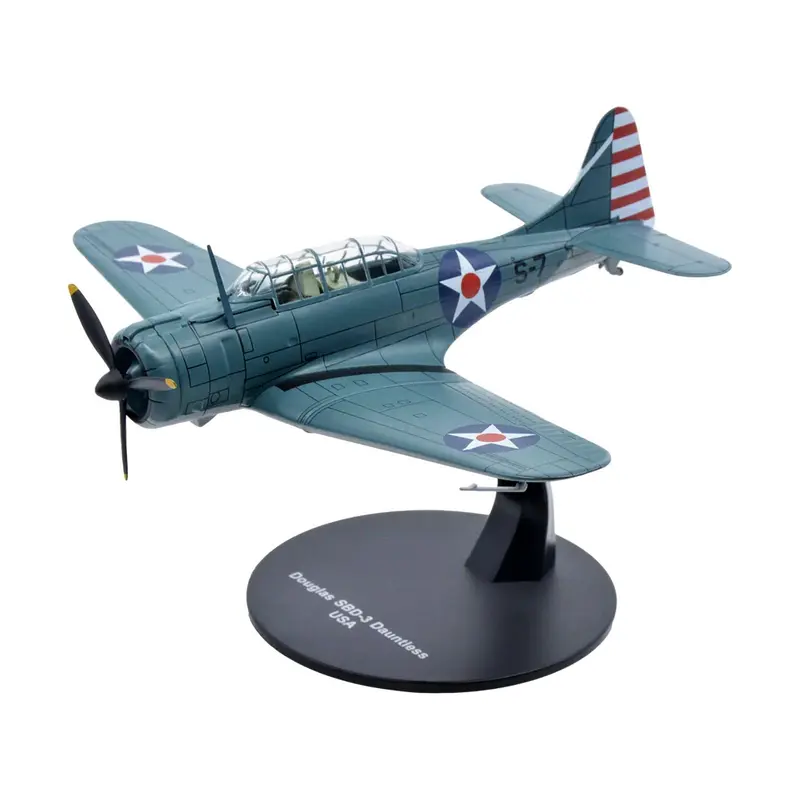 Douglass SBD-3 Dauntless Bomber Plane (United States Navy 1938) 1/72 Diecast Model by Warbirds of WWII
