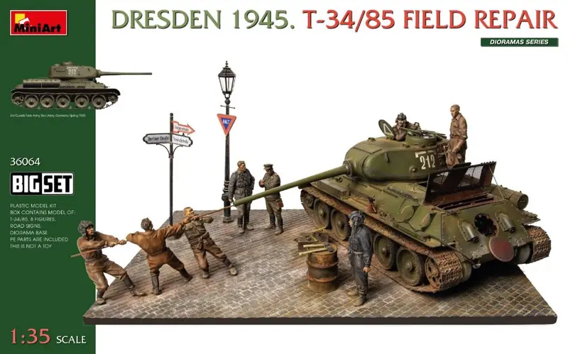 DRESDEN 1945 T-34/85 FIELD REPAIR KIT 1