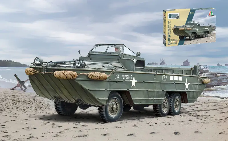 DUKW 2 1/ Ton GMC TRUCK AMPHIBIOUS VERSION D-DAY 80th ANNIV.KIT 1