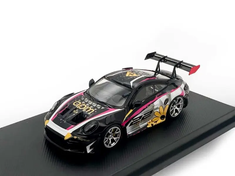 E Model 1/64 Porsche 911 GT3RS Diecast Sports Car Model Collectible Display Toys Gifts
