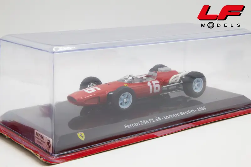 EDICOLA FERRARI 246 F1-66 L. BANDINI 1966 1