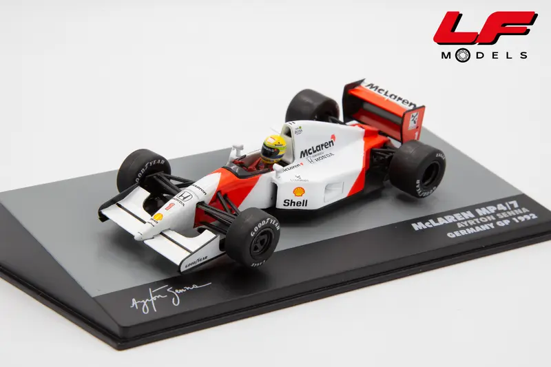 EDICOLA MCLAREN MP4/7 GERMANY GP 1992 A. SENNA 1