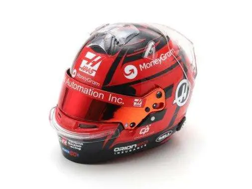 Esteban Ocon 2025 Helmet MoneyGram Haas F1 Team 1