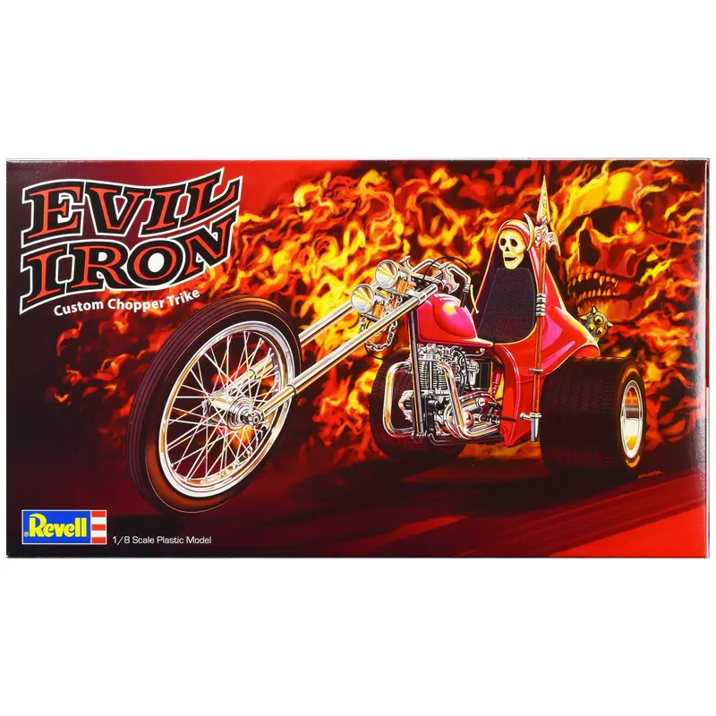 evil-iron-custom-chopper-trike-1-8-scale-model-by-revell, Skill Level 5