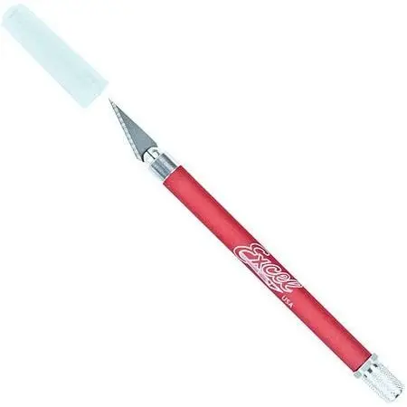 Excel Blades K18 GRIP-ON KNIFE RED