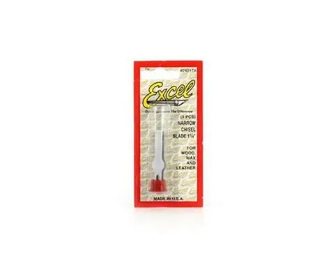 Excel Hobby Blade  #17A 1/4" Chisel Blade 5P