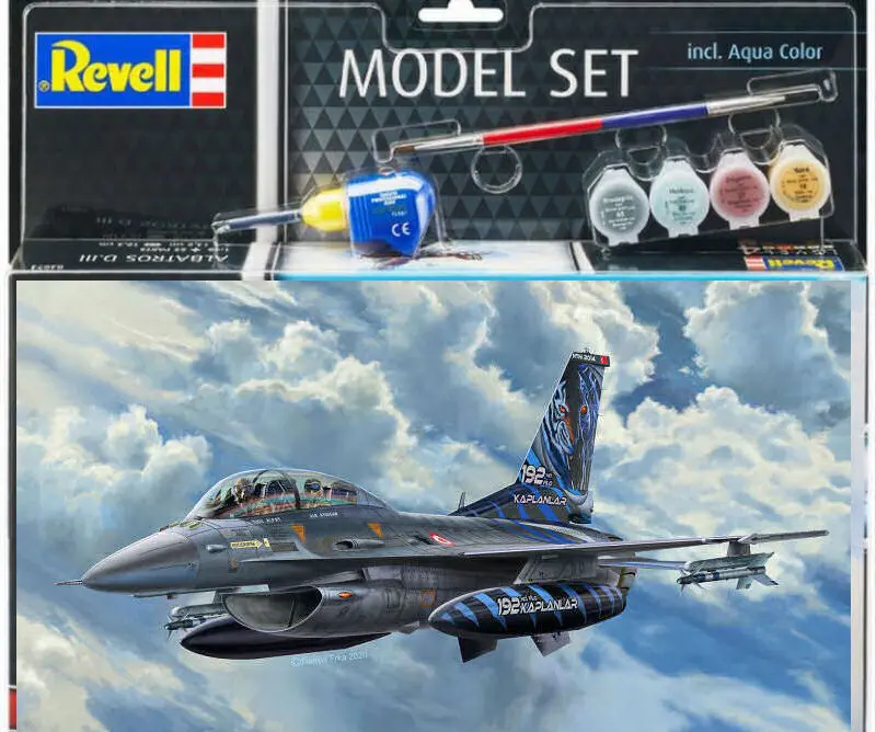 F-16D FIGHTING FALCON MODEL SET KIT 1