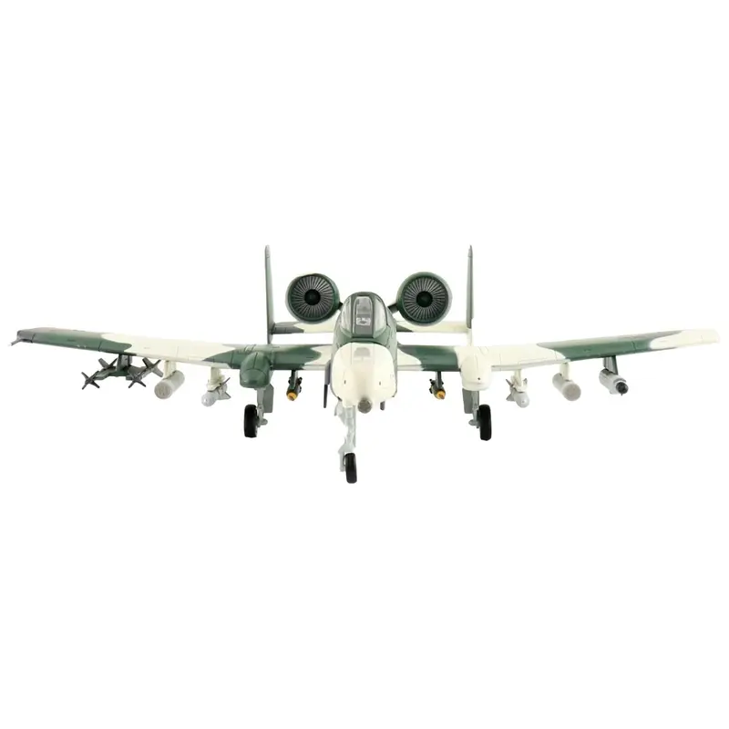 Fairchild Republic A-10A Thunderbolt II Attack Aircraft "Arctic Scheme 18th TFS 343rd Composite Wing Alaska" (1982) United States Air Force "Air Power Series" 1/72 Diecast Model by Hobby Master
