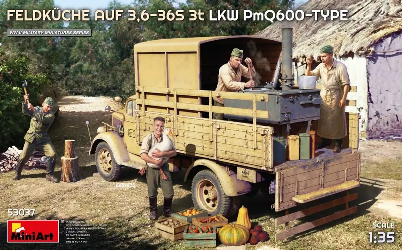 FELDKUCHE Auf 3,6-36S 3t LKW PmQ600-TYPE KIT 1