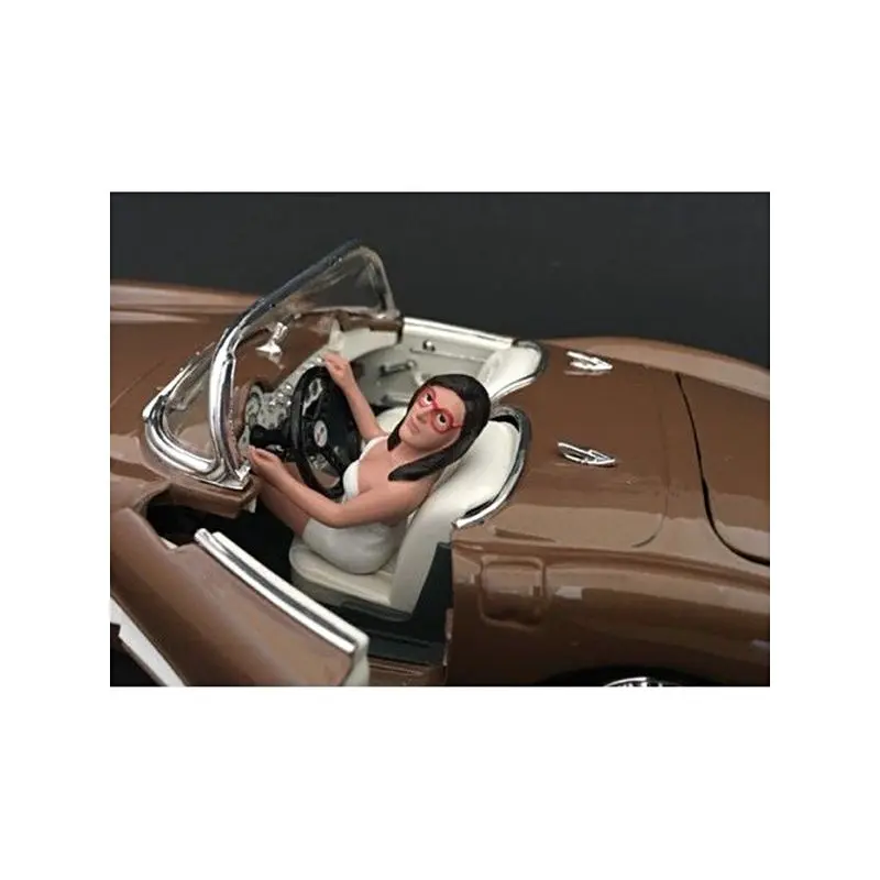 Female Driving Figurine for 1/18 Scale Models by American Diorama