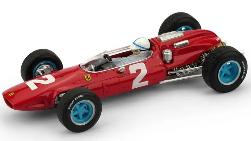 FERRARI 158 J.SURTEES 1964 N.2 WINNER ITALY GP + PILOTA 1