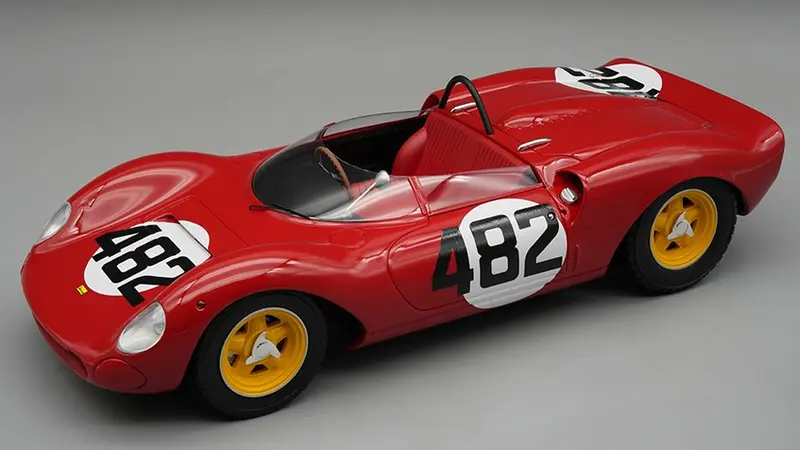 FERRARI 206 DINO SP N.482 WINN.CESANA-SESTRIERE 1965 L.SCARFIOTTI 1