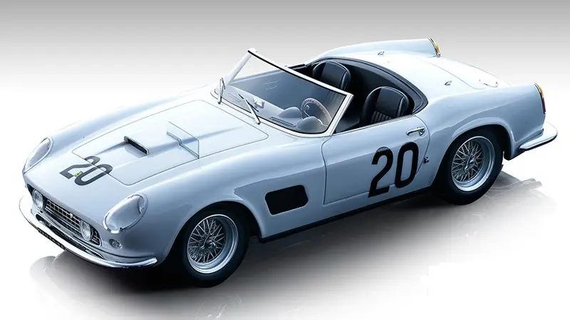 FERRARI 250 GT CALIFORNIA SWB LE MANS 1960 NART STURGIS-SCHLESSER 1