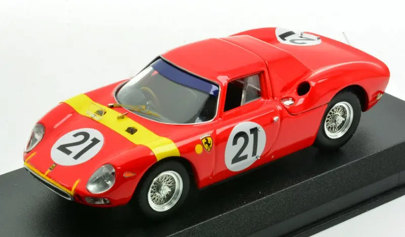 FERRARI 250 LM N.21 WINNER LIMBURG ZOLDER GP 1964 LUCIEN BIANCHI 1