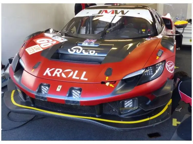 Ferrari 296 GT3 JMW Motorsport Le Mans 24H 2024 #66 Petrobelli/ten Voorde/Yoluc 1