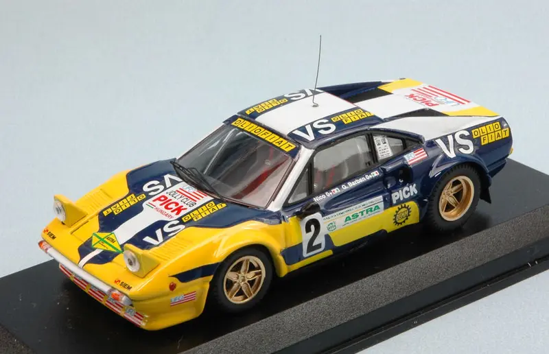 FERRARI 308 GTB N.2 RALLY VALLI PIACENTINE 1980 NICO/BARBAN 1