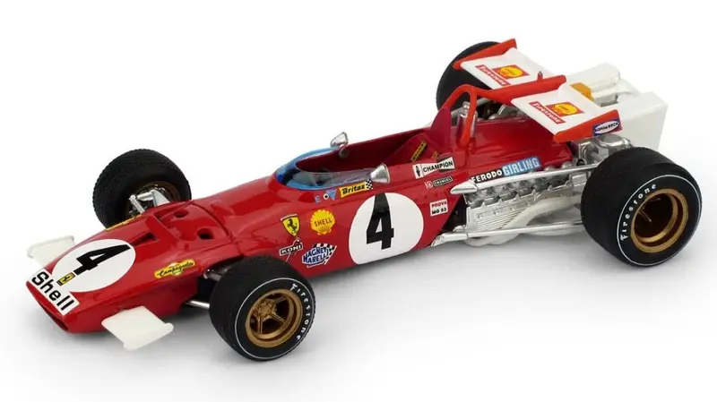 FERRARI 312 B CLAY REGAZZONI 1970 N.4 WINNER ITALY GP 1