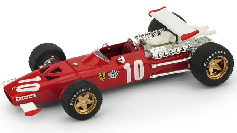 FERRARI 312 F1 PEDRO RODRIGUEZ 1969 N.10 6th ITALY GP 1