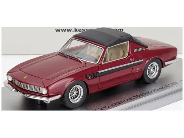 Ferrari 330 GT 2+2 sn.6109 Bordeaux/Black Michelotti Cabrio Closed 1964 1