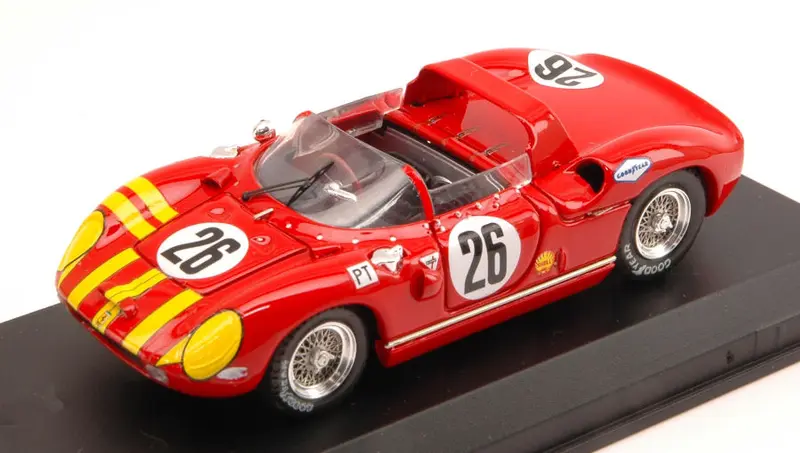 FERRARI 330 P N.26 34th SEBRING 1965 GROSSMAN-HUDSON 1