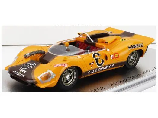 Ferrari 350 P4 Spider Can-Am s/n0858 Gunston #6 1st 3h Cape Town 1968 P.Hawkins 1
