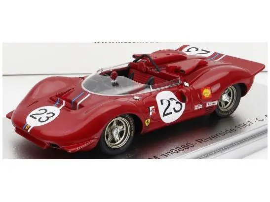 Ferrari 350 P4 Spider Can-Am s/n0860 #23 Riverside Race 1967 C.Amon Red 1