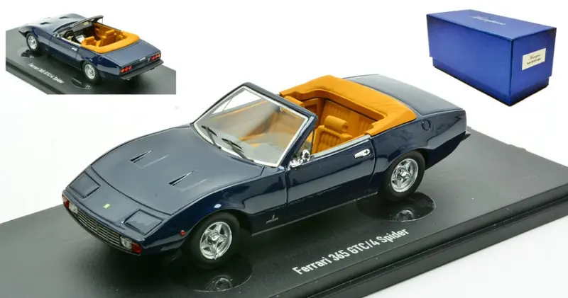 FERRARI 365 GT/4 SPIDER 1971 DARK BLUE "MASTERPIECE" 1