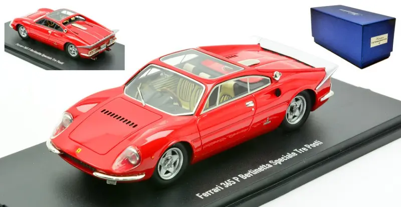 FERRARI 365P 3 POSTI 1966 RED "MASTERPIECE"1
