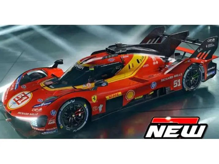 Ferrari 499P 3.0L Turbo V6 #51 3rd 24H Le Mans 2026 Guidi Calado/Giovinazzi 1