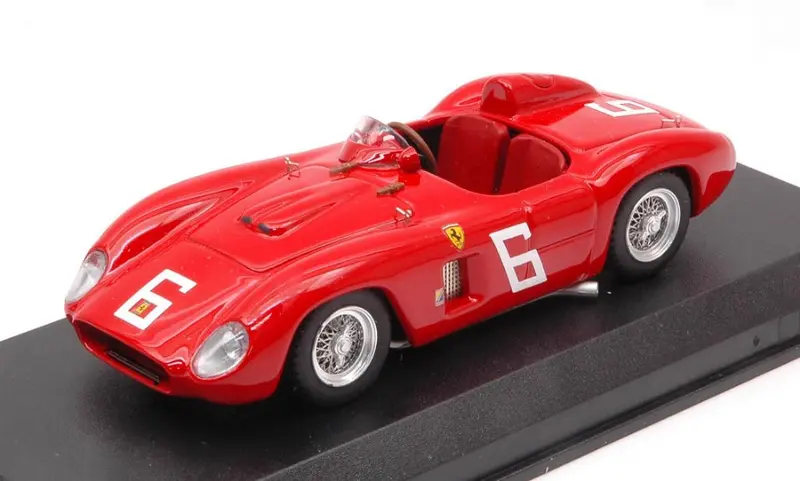 FERRARI 500 TR N.6 WINNER PRELIMINARY SMARTT FIELD 1956 ED LUNKEN 1
