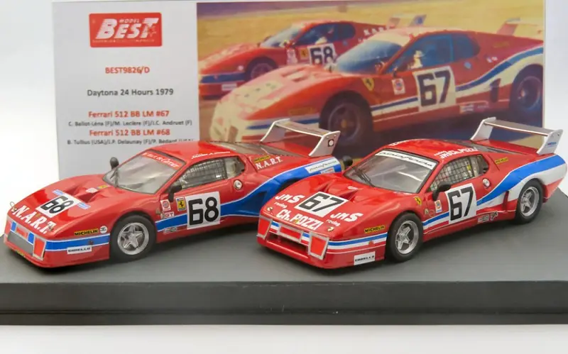 FERRARI 512 BB LM N.67+68 24 H DAYTONA 1979 Ed.Lim.PCS 78 1