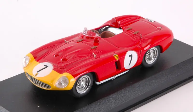 FERRARI 857 S N.7 5th 1000 KM PARIS 1956 A.DE PORTAGO-P.HILL 1