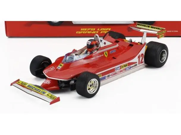 Ferrari F1 312T4 #12 Gilles Villeneuve Winner F1 USA GP Watkins Glen 1979 1