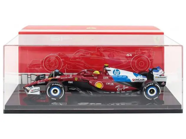 Ferrari F1 SF-25 F1Miami GP 2025 #44 Lewis Hamilton w/Case 1