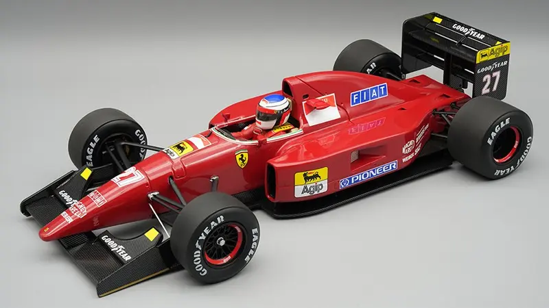 FERRARI F92A N.27 MONACO GP 1992 JEAN ALESI W/DRIVER 1