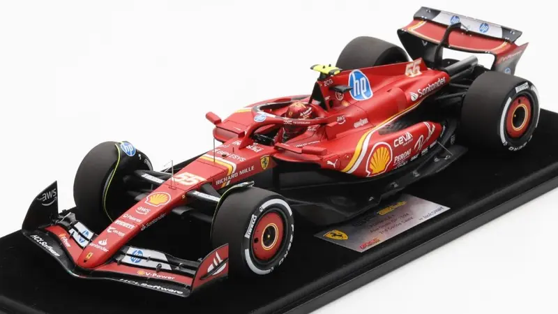FERRARI SF-24 N.55 2nd ABU DHABI GP 2024 C.SAINZ 1