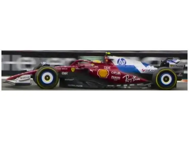 Ferrari SF-25 #44 F1 Miami GP 2025 Lewis Hamilton w/Helmet + Case 1