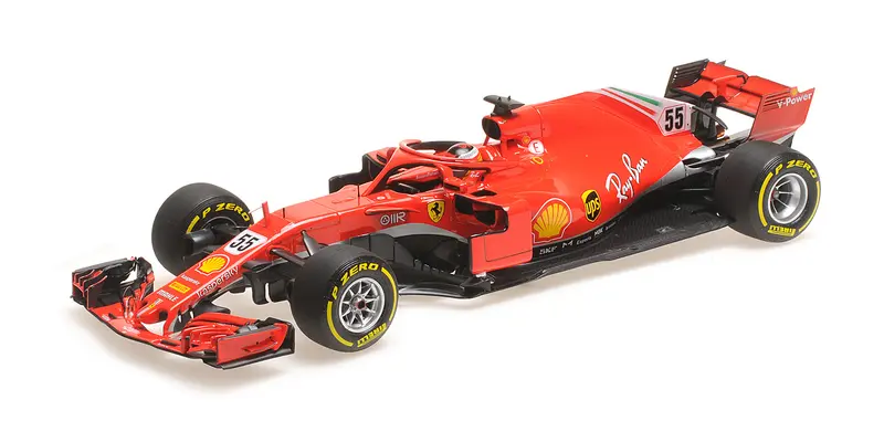 FERRARI SF71H CARLOS SAINZ TESTING FIORANO JANUARY 2021 - 1/18 - BBR MODELS