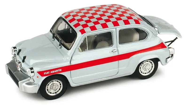 FIAT 1000 ABARTH BERLINA COLORAZIONE CORSA UFFICIALE ABARTH 1966 1