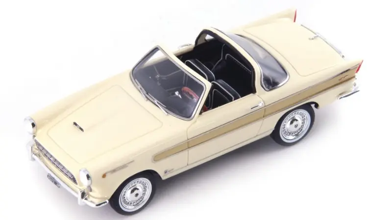 FIAT 1200 VIGNALE WONDERFUL 1958 IVORY 1