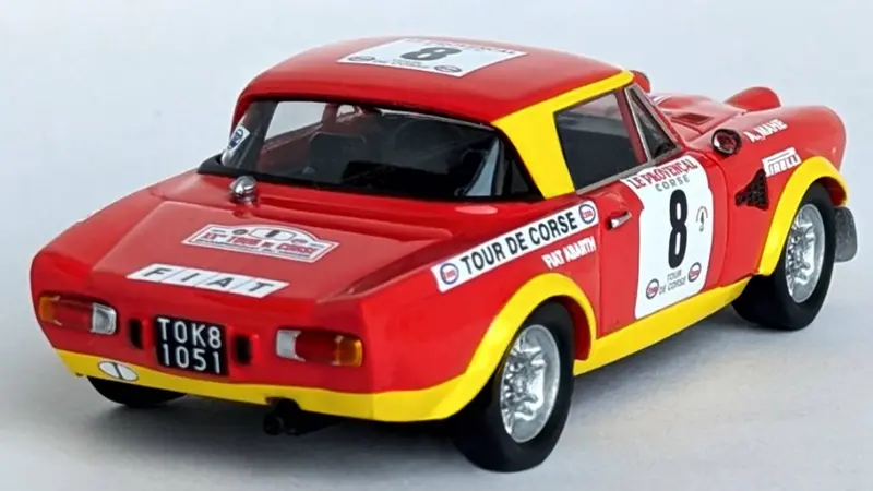 FIAT 124 ABARTH N.8 TOUR DE CORSE 1974 DARNICHE-MAHE 1