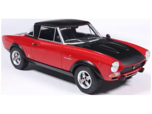 Fiat 124 Abarth Red/Black 1974 1