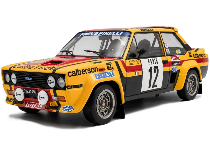 Fiat 131 Abarth #12 M.Mouton/Annie Rallye De Monte Carlo 1980 1