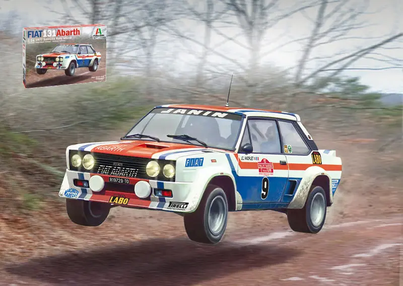 FIAT 131 ABARTH 1977 WINNER SAN REMO RALLY KIT 1