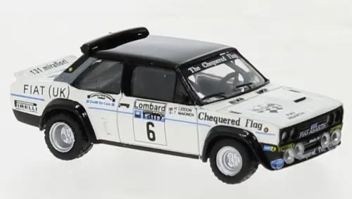 FIAT 131 ABARTH N.6 FIAT UK RALLY RAC 1977 T.MAKINEN 1