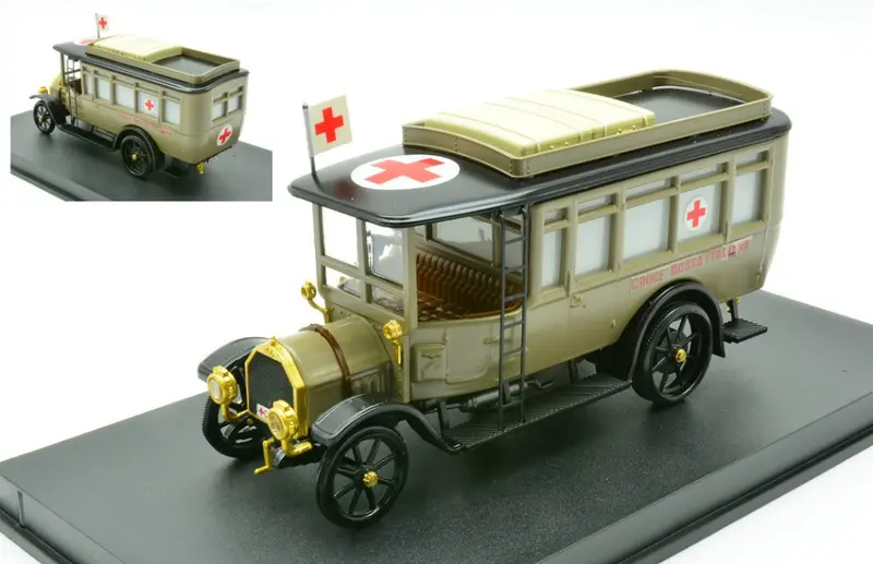 FIAT 15 TER AMBULANZA CROCE ROSSA ITALIANA 1