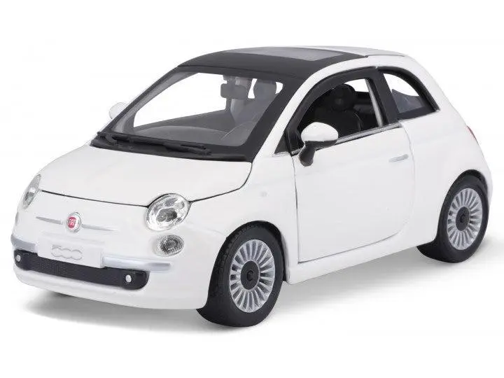 Fiat 500 2007 White 1