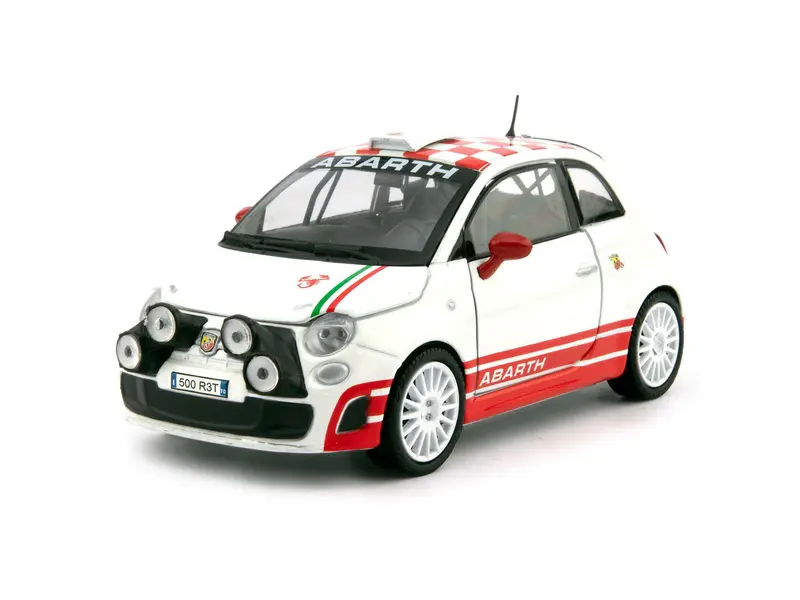 Fiat 500 Abarth R3T 2009 white 1